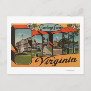 Carte Postale Salem, VirginieGrandes lettres ScènesSalem, VA