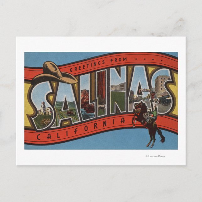 Carte Postale Salinas, Californie - Scènes de grandes lettres -  (Devant)