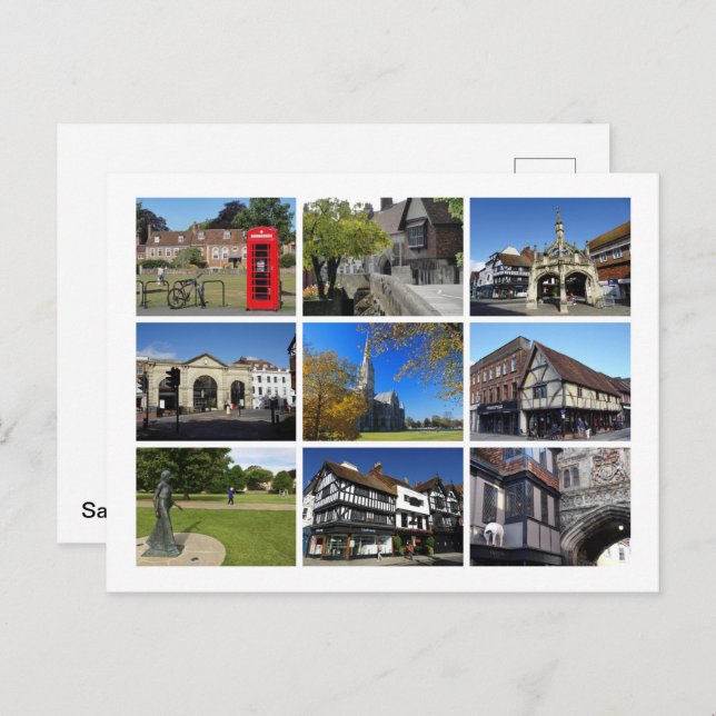 Carte Postale Salisbury (Devant / Derrière)