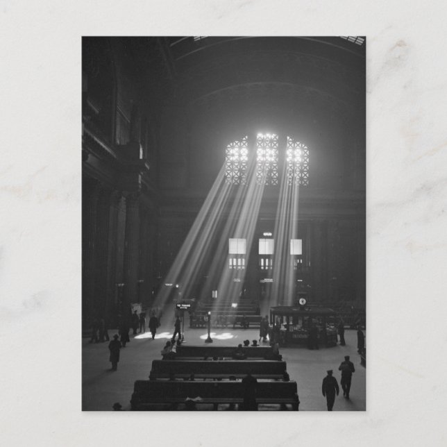 Carte Postale Salle d'attente de Union Station, 1943 (Devant)
