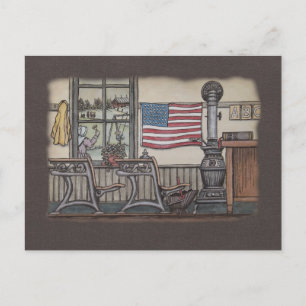 Carte Postale Salle de classe Amish One Room