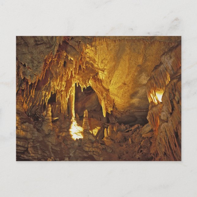 Carte Postale Salle de dépôt, parc national Mammoth Cave, (Devant)