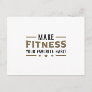 Carte Postale Salle De Fitness Travail Danse Entraînement Sport 