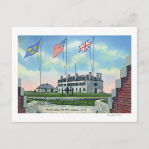 Carte Postale Salle du commandant dans le vieux château français