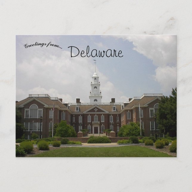 Carte Postale Salle législative du Delaware Dover Delaware (Devant)