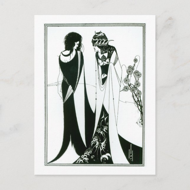 Carte Postale Salome avec sa mère, Herodias, 1894 (litho) (b/ (Devant)