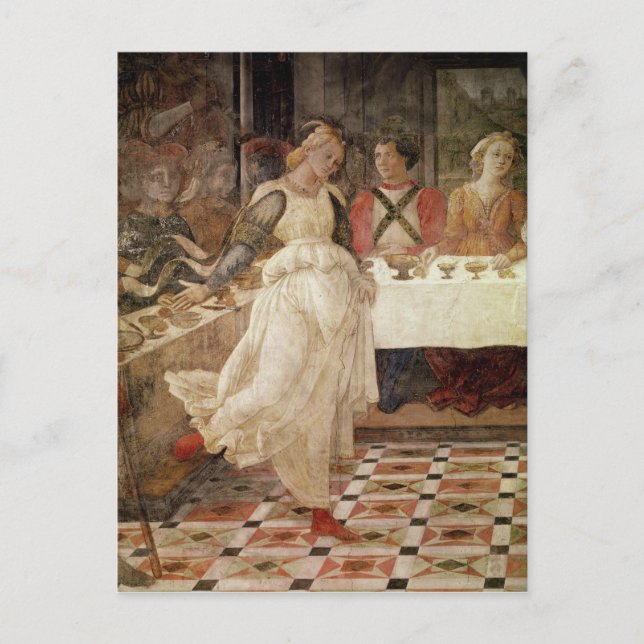 Carte Postale Salomé dansant à la fête d'Hérode (Devant)