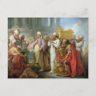 Carte Postale Salomon Avant l'Arche de l'Alliance, 1747
