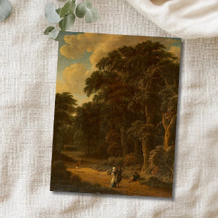 Carte Postale Salomon Rombouts - Paysage forestier avec forêt...