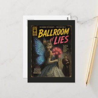 Carte Postale Salon de Bal des Mensonges Couverture de Livre Fau