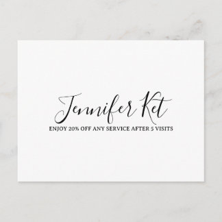 Carte Postale Salon spa business discount offer website visits a