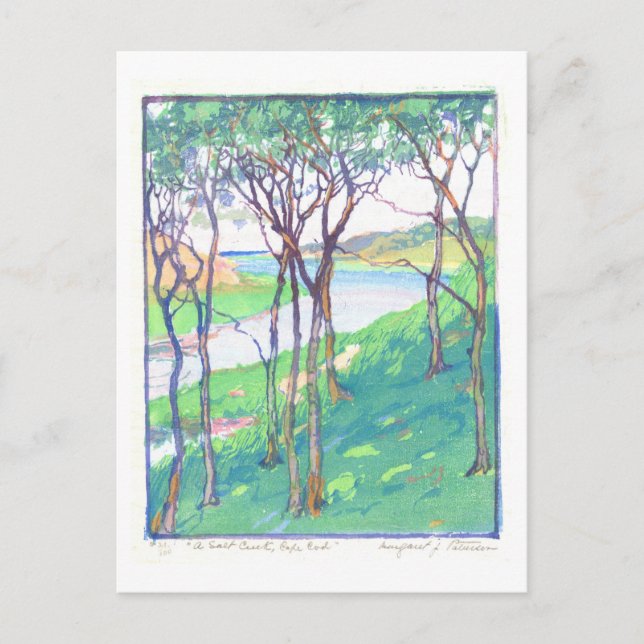 Carte Postale Salt Creek sur Cape Cod Print (Devant)