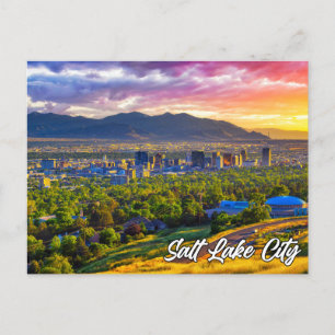 Carte Postale Salt Lake City, Utah, USA