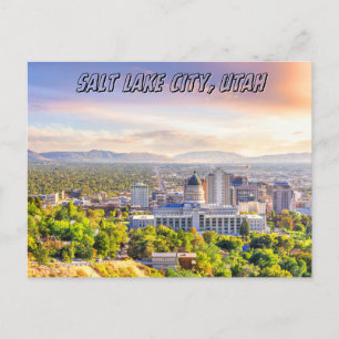 Carte postale Salt Lake City Utah voyage souvenir