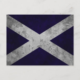 Carte Postale Saltire Grunge