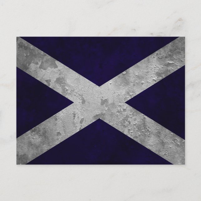 Carte Postale Saltire Grunge (Devant)