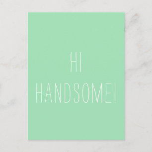 Carte Postale Salut Beau Mot d'Art de Motivation de l'Amitié sur