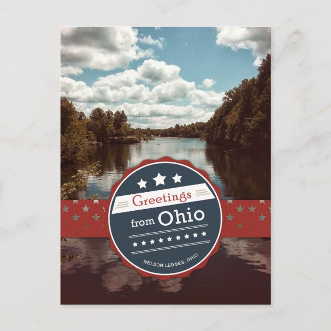 Carte Postale Salut de l'Ohio (Devant)