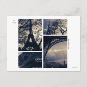 Carte Postale Salut de Paris