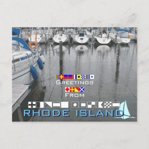 Carte Postale Salut de Rhode Island