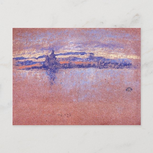 Carte Postale Salut, Sundown, encadré par Whistler (Devant)