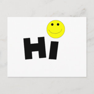 Carte Postale Salut visage)