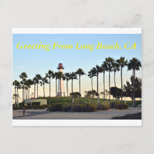 Carte Postale Salutation de Long Beach CA