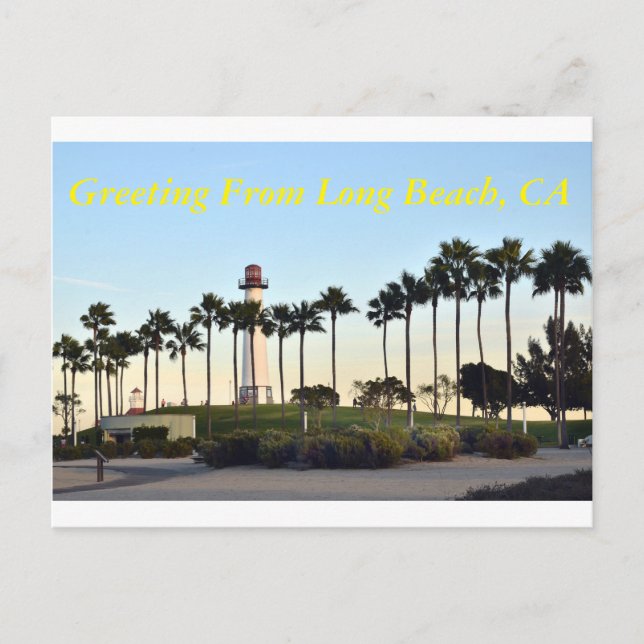 Carte Postale Salutation de Long Beach CA (Devant)