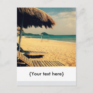 Carte Postale Salutation de plage d'été