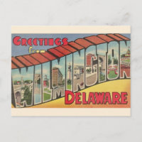 Salutation Rétro pour Wilmington Delaware