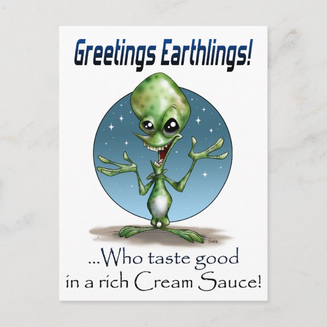 Carte Postale Salutations ! (Devant)