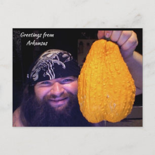 Carte Postale Salutations amusantes de l'Arkansas