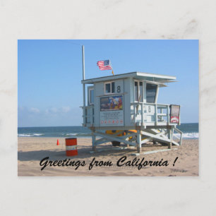 Carte Postale salutations californiennes