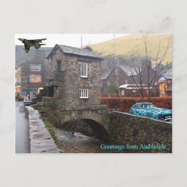 Carte Postale Salutations d'Ambleside (Devant)