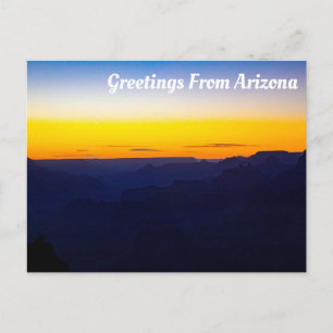 Carte Postale Salutations d'Arizona