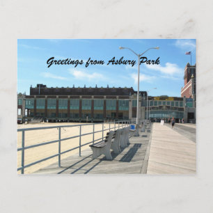 Carte Postale Salutations d'Asbury Park