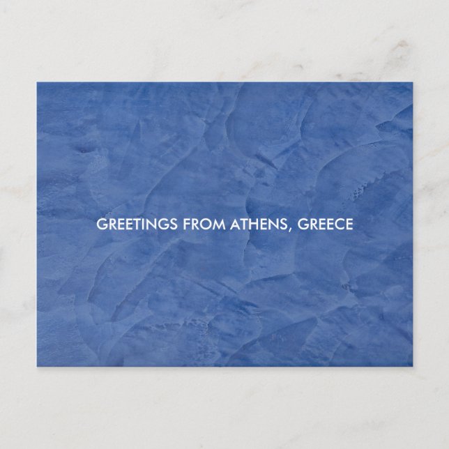 CARTE POSTALE SALUTATIONS D'ATHÈNES, GRÈCE (Devant)