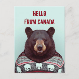 Carte Postale Salutations, de Bear