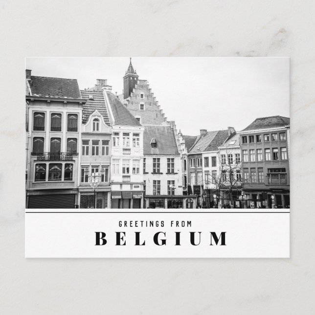 Carte Postale Salutations de Belgique (Devant)