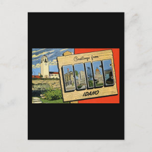 Carte Postale Salutations de Boise Idaho
