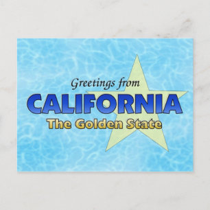 Carte Postale Salutations de Californie