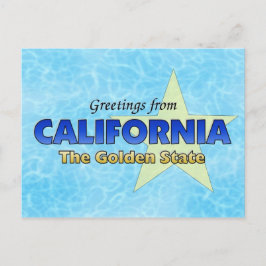 Carte Postale Salutations de Californie