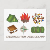 Salutations de Camp Campfire Tent Trail Mix S'more