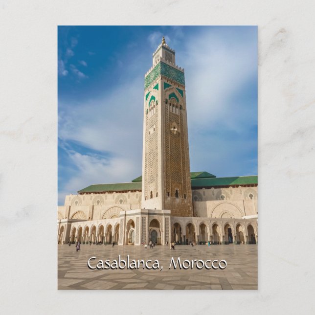 Carte Postale Salutations de Casablanca Maroc (Devant)
