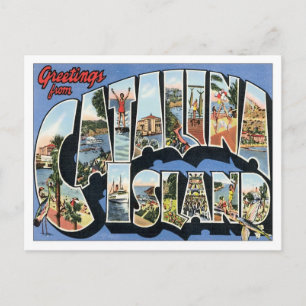 Carte Postale Salutations De Catalina Island California