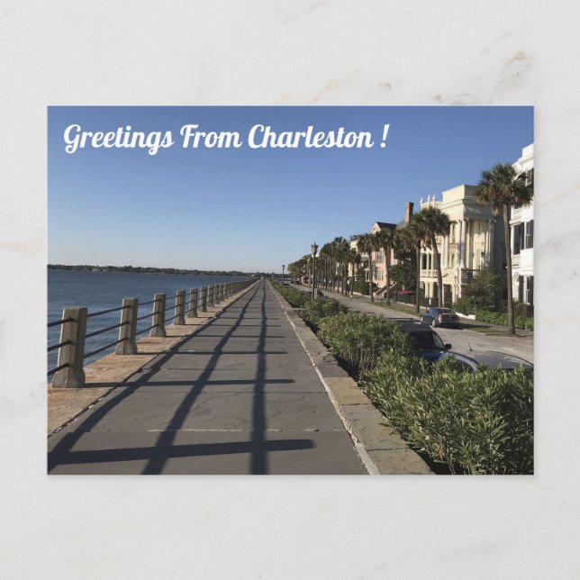 Carte Postale Salutations De Charleston (Devant)