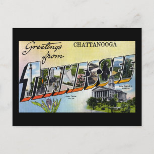 Carte Postale Salutations de Chattanooga Tennesee