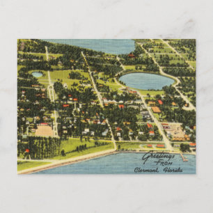 Carte Postale Salutations de Clermont, Floride
