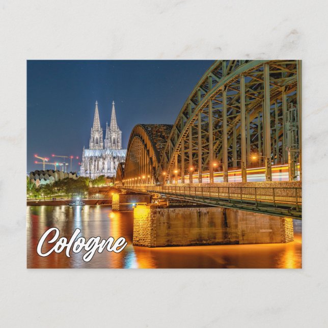 Carte Postale Salutations De Cologne, Allemagne (Devant)