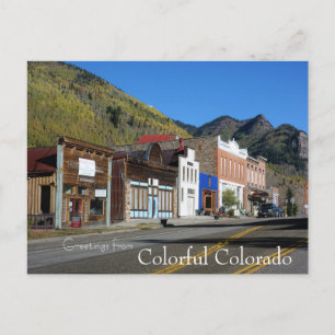 Carte Postale Salutations de Colorful Rico Colorado